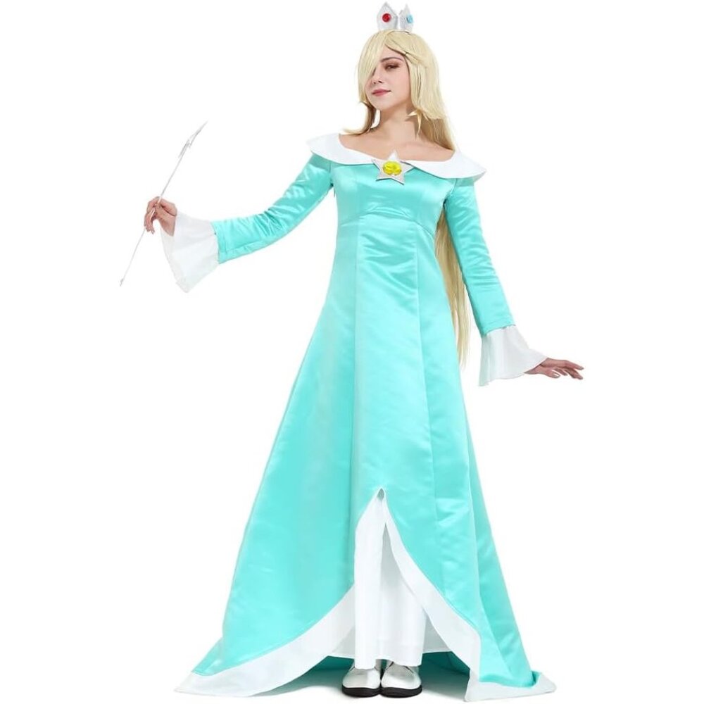 Blue  Costume Dress with crown